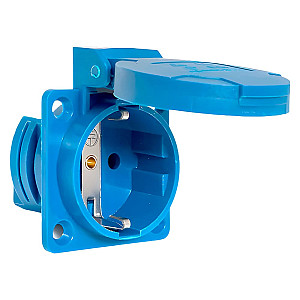 Розетка стационарная EKF PROxima 115 ps-112-16-220 наружная 3Р+РЕ+N 16А 380В IP44 10/60