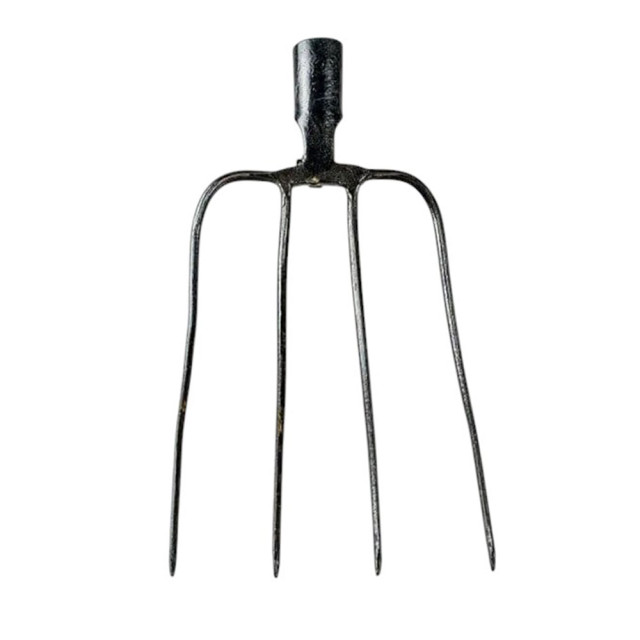 Вилы навозные 65181 4-х рогие цельнокованые рельсовая сталь