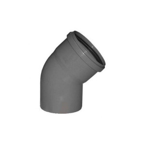 Отвод МультиМирПласт 110 мм 45° с кольцом