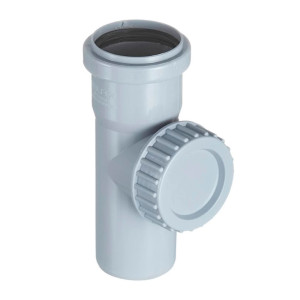 Ревизия для внутренней канализации Valfex 00025666 50 мм с крышкой