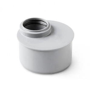 Переход канализационный МультиМирПласт 110*50 мм короткий с кольцом