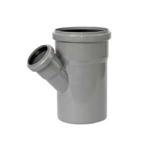 Тройник для внутренней канализации Valfex 22110050 110*50 мм 45°