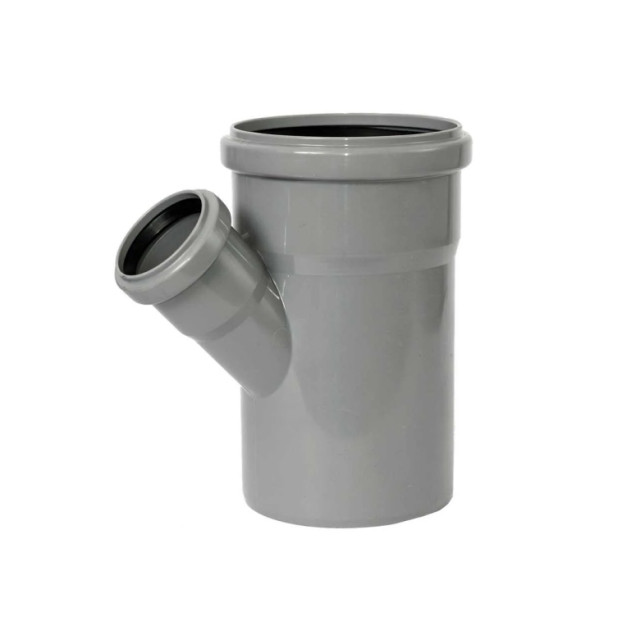 Тройник для внутренней канализации Valfex 22110050 110*50 мм 45°