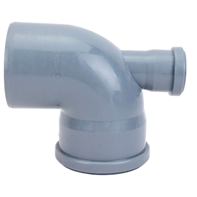 Отвод Valfex 23125120 универсальный 110/50 мм 87.5° фронт-вверх