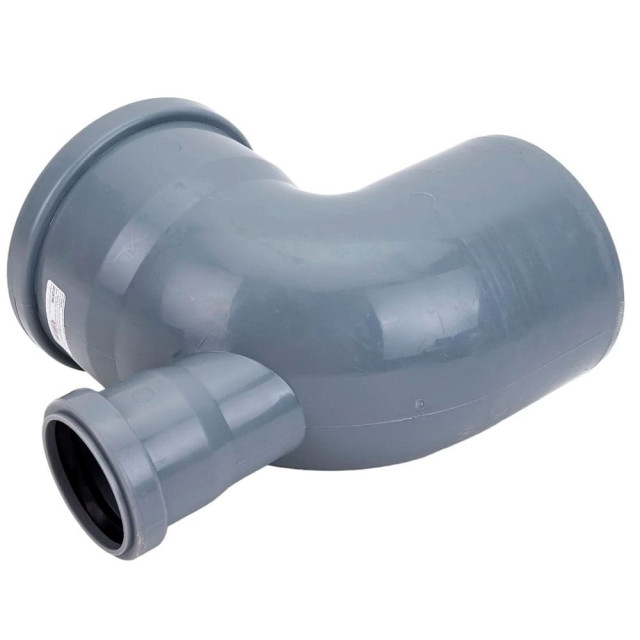 Отвод Valfex 23125120 универсальный 110/50 мм 87.5° фронт-вверх