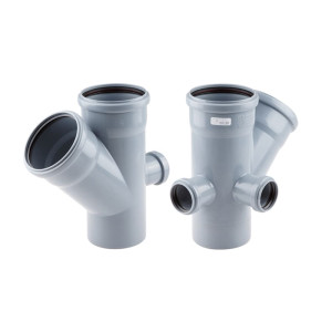 Крестовина двухплоскостная РосТурПласт 19202 110*110*45°/50*50 правая тыл