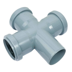 Крестовина для внутренней канализации Valfex 27205050 50*50*50*50 мм 87.5°