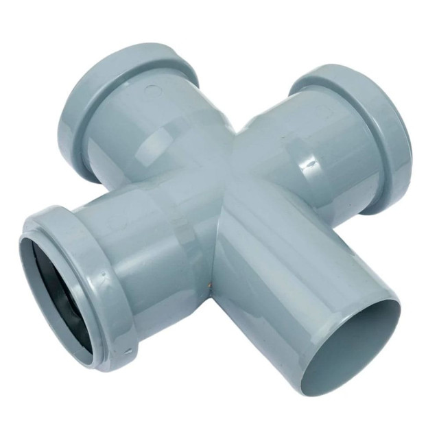 Крестовина для внутренней канализации Valfex 27205050 50*50*50*50 мм 87.5°