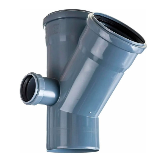 Крестовина двухплоскостная РосТурПласт 19198 110*110*50 мм 45° левая