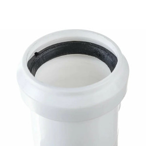 Муфта для внутренней канализации РосТурПласт 36340 белая 32 мм