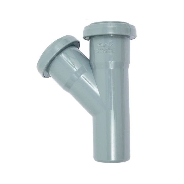 Тройник для внутренней канализации Valfex 22040040 40*40 мм 45°
