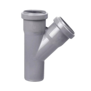 Тройник для внутренней канализации Valfex 22032032 32*32 мм 45°