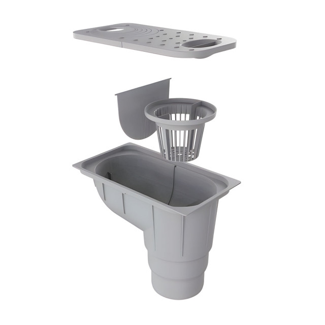 Трап уличный Ecoteck ДИ 12917000 металлик