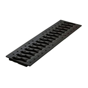 Решетка Ecoteck Волна 100 ДИ 01905000 пластиковая черный