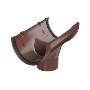 Воронка желоба ПВХ ТехноНиколь коричневый