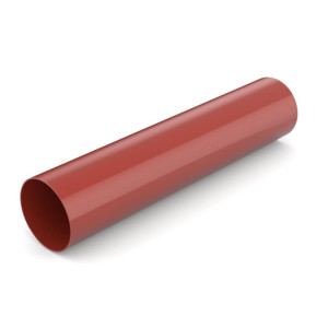 Труба водосточная Ines красный 90 мм*4 м