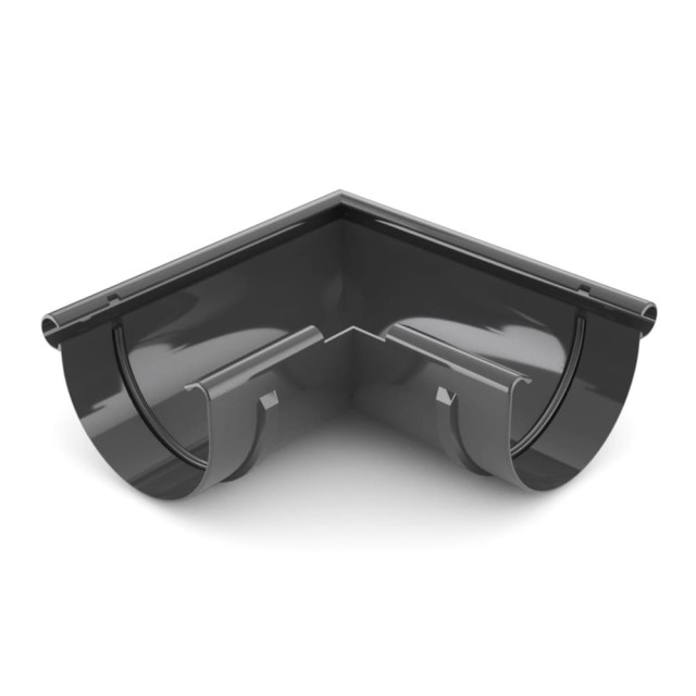 Угловой элемент Ines внешний графит 125 мм