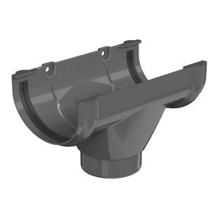 Воронка желоба ПВХ ТехноНиколь Оптима серый 120*80 мм