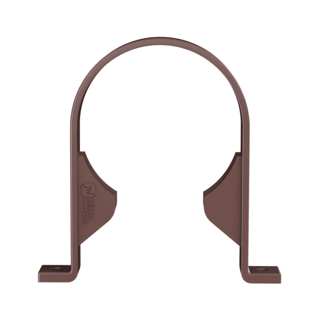 Хомут трубы ПВХ ТехноНиколь 72384 Оптима 120*80 мм темно-коричневый