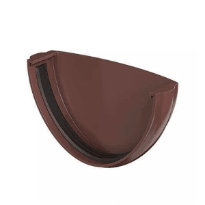 Заглушка желоба ТехноНиколь Оптима темно-коричневый 120*80 мм