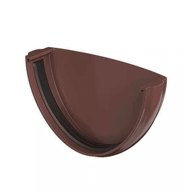 Заглушка желоба ТехноНиколь Оптима темно-коричневый 120*80 мм