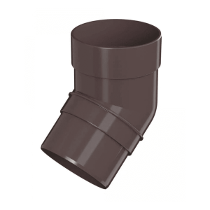 Колено трубы 135° ПВХ ТехноНиколь Оптима темно-коричневый 120*80 мм