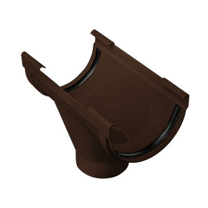 Воронка ПВХ Альта-Профиль Комфорт 125/85 мм коричневый