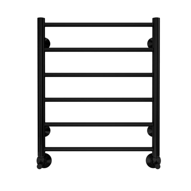 Полотенцесушитель Terminus Аврора П6 черный матовый RAL 9005 500*600 мм