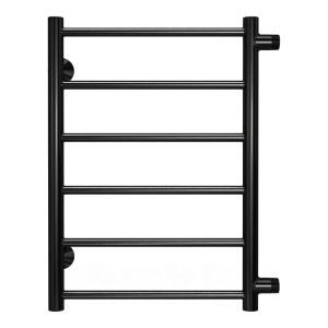 Полотенцесушитель Terminus Аврора П6 бп черный матовый RAL 9005 500*600 мм