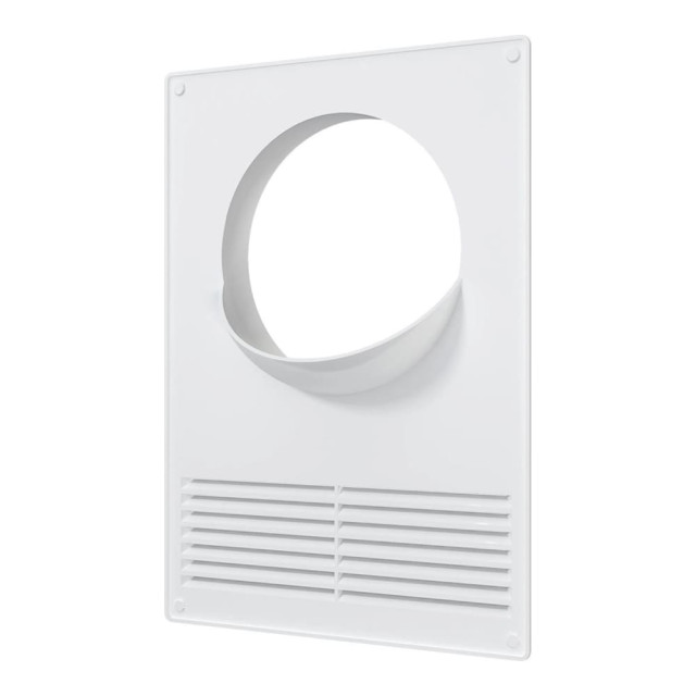 Площадка торцевая Era 125ПТПР пластиковая с решеткой 180*250/125 мм