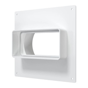 Соединитель каналов Era 511SK10NP 100 мм с накладной пластиной 55*110 мм