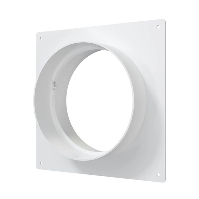 Соединитель Era 12.5SKNP круглых каналов с накладной пластиной 125 мм