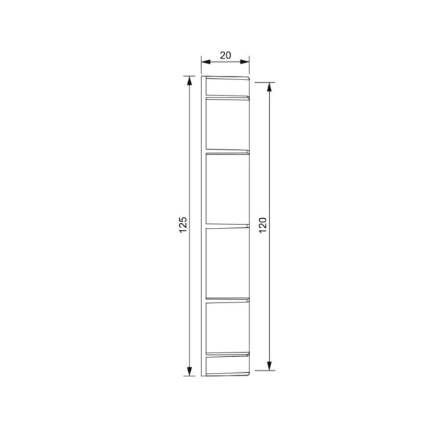 Переходник AirRoxy круглый 120*125 мм