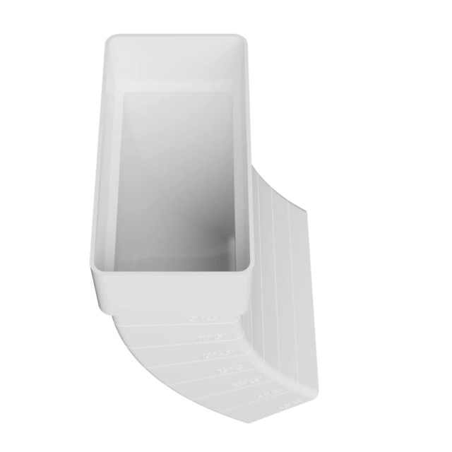 Колено плоское Era 511KRPV разноугловое вертикальное 55*110 мм