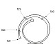 Держатель воздуховода круглых каналов Zernberg 360 100 - 160 мм
