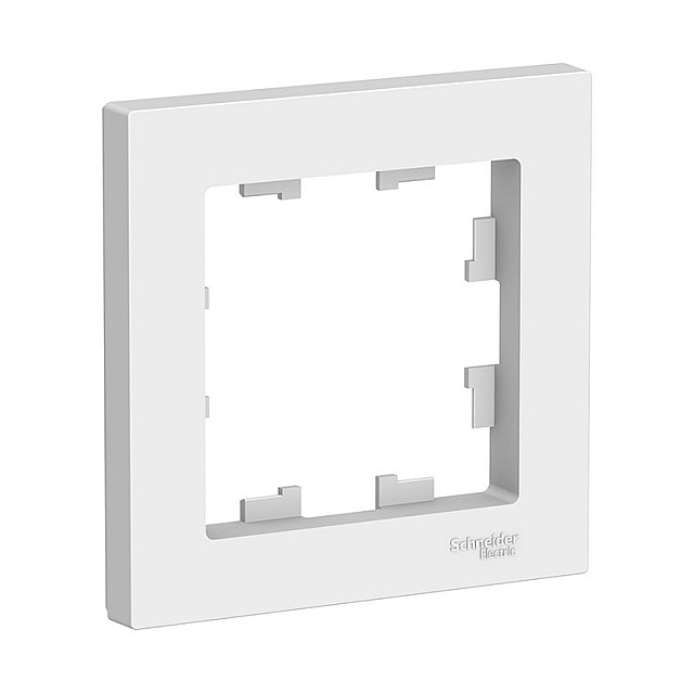 Рамка Schneider Electric AtlasDesign ATN000101 1-пост белая