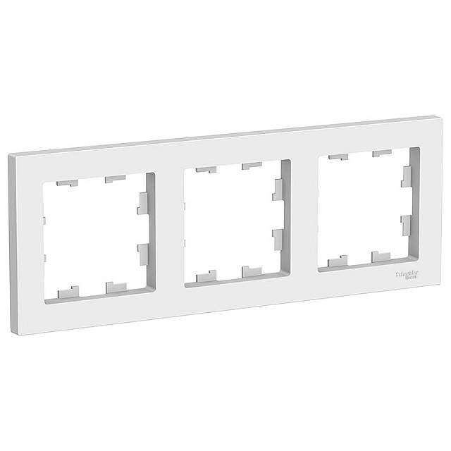 Рамка Schneider Electric AtlasDesign ATN000103 3 поста белая