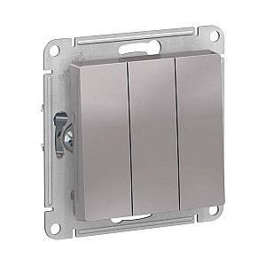 Выключатель Schneider Electric AtlasDesign ATN000331 3 клавиши алюминий