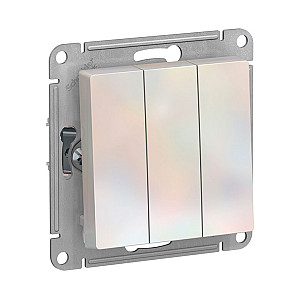 Выключатель Schneider Electric AtlasDesign ATN000431 3 клавиши жемчуг