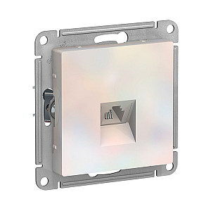Розетка телефонная Schneider Electric AtlasDesign ATN000481 RJ11 жемчуг