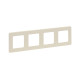 Рамка Legrand Inspiria 673961 4 поста слоновая кость