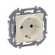 Розетка Legrand Inspiria 673721 2P+Е слоновая кость