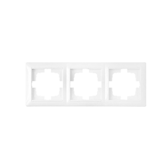 Рамка Bylectrica Стиль ЮЛИГ.735212.216 3-местная белая