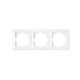 Рамка Bylectrica Стиль ЮЛИГ.735212.216 3-местная белая