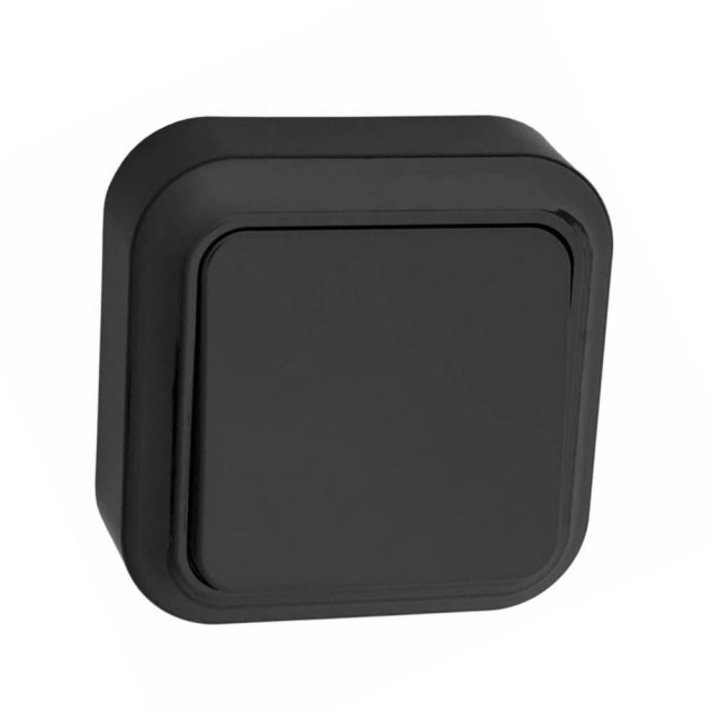 Выключатель Bylectrica А1 6-1311 Пралеска 1 клавиша черный