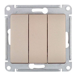 Выключатель Schneider Electric Glossa GSL000431 3 клавиши титан