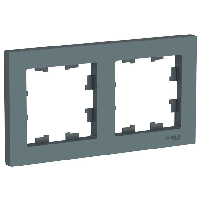 Рамка Schneider Electric AtlasDesign ATN000702 2 поста грифель