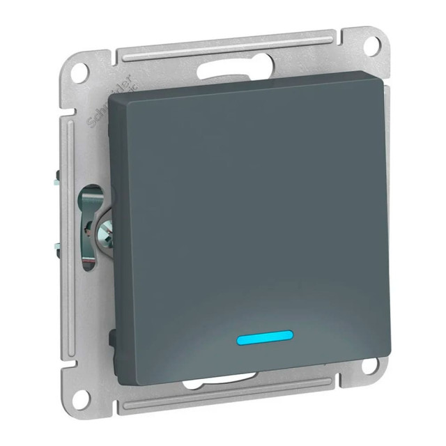 Выключатель Schneider Electric AtlasDesign ATN000713 1 клавиша с подсветкой грифель