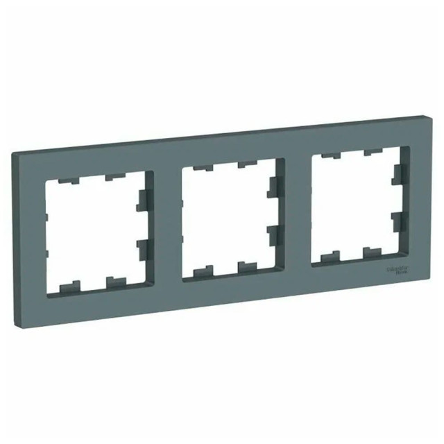 Рамка Schneider Electric AtlasDesign ATN000703 3 поста грифель