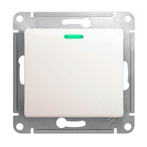 Выключатель Schneider Electric Glossa GSL000613 1 клавиша с подсветкой перламутр